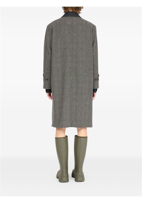 cappotto monopetto uomo antracite MAISON MARGIELA | S50AA0159 M35485001F